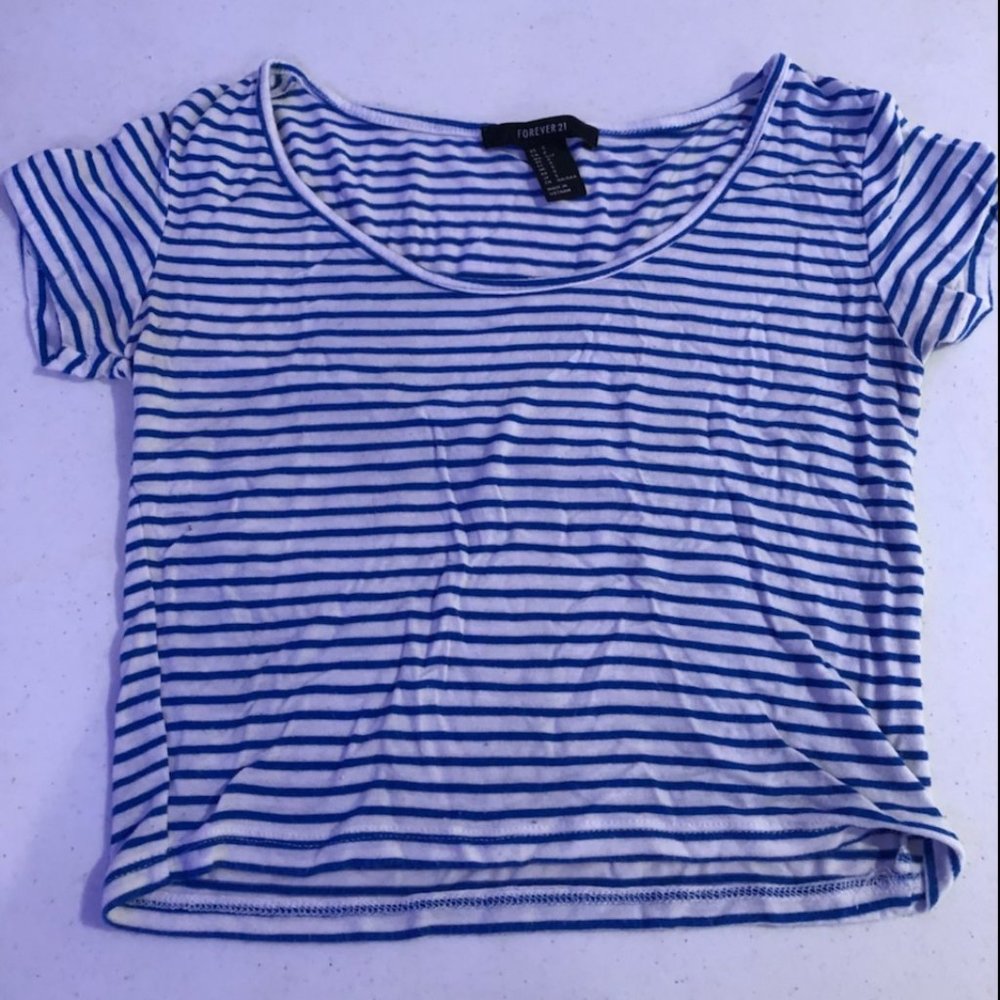Blue Striped Tee